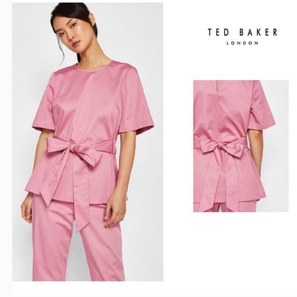 Ted Baker Tops - TED BAKER Cottoned On Laarin Tie-waist Tunic Top
